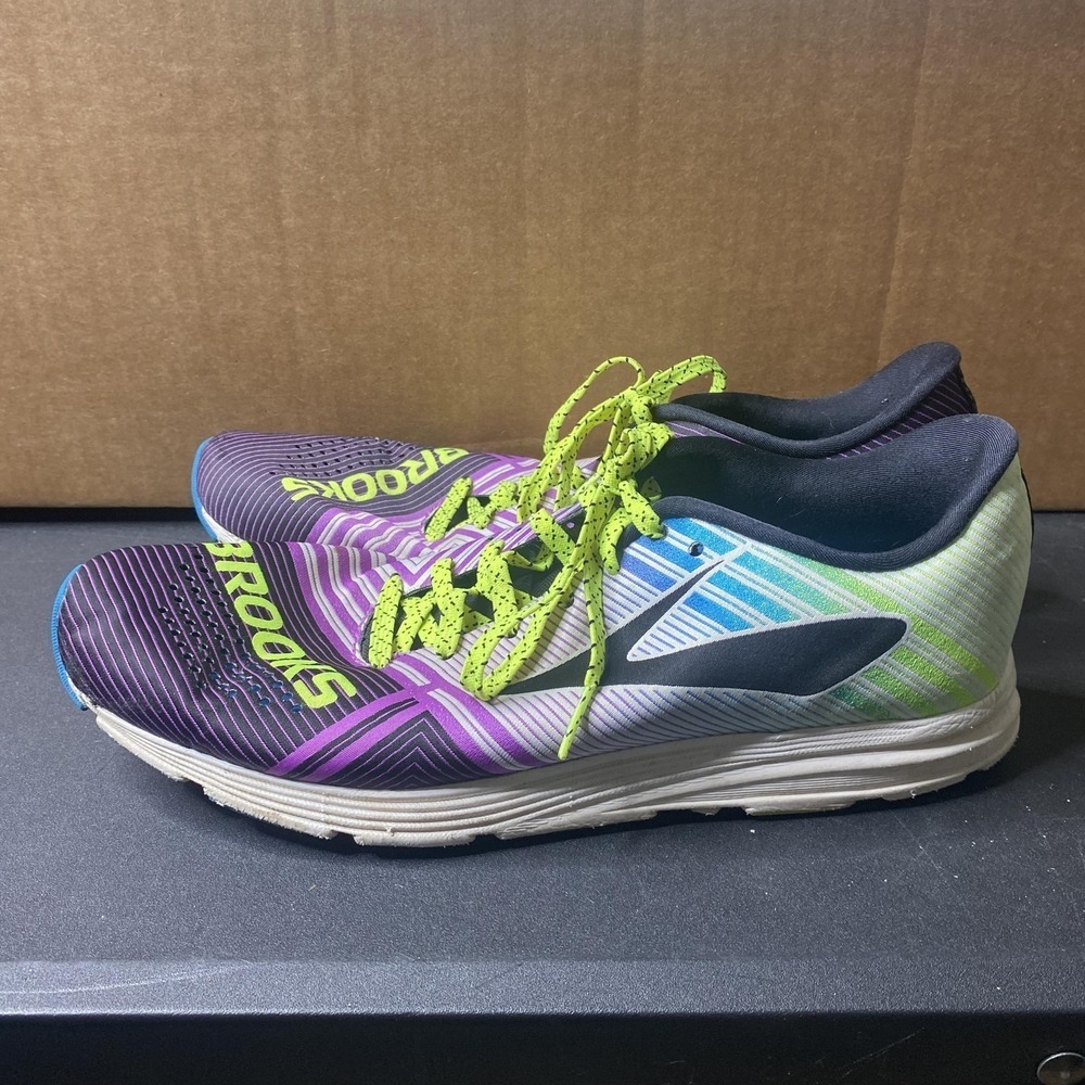 Brooks Hyperion Shoes Mens Size 11 Multicolor Racing Flat Lightweight Running